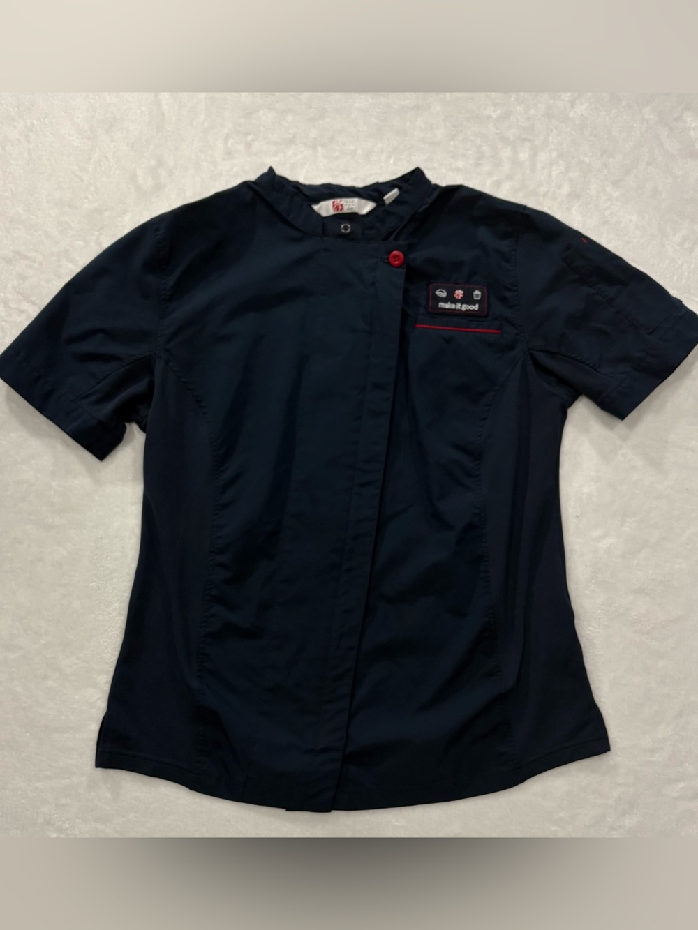 Chick-fil-A Team Style Oobe Back of House Employee Chef Coat Uniform Mens Size M